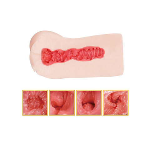 Tamashii Squeezing Ranch Textured Silicone Masturbator Strokers - Onahole