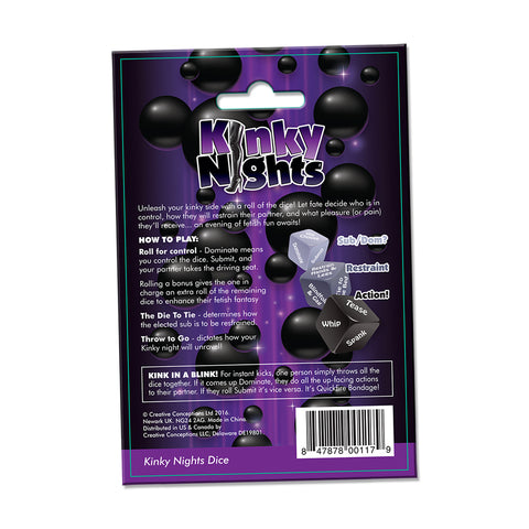 Kinky Nights Dare Dice – Adult Game with Intimacy and Exploration Challenges Default Title > Novelties > Games