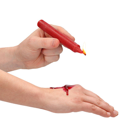 Teasing Colored Wax Candles 4 Pack Small For Sensual Play Drip Candles