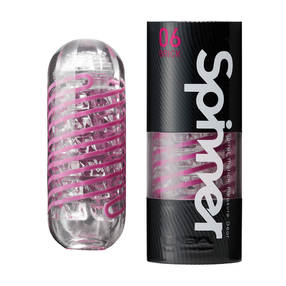 Tenga 06 Brick Spinner Masturbator > Sex Toys For Men > Masturbators