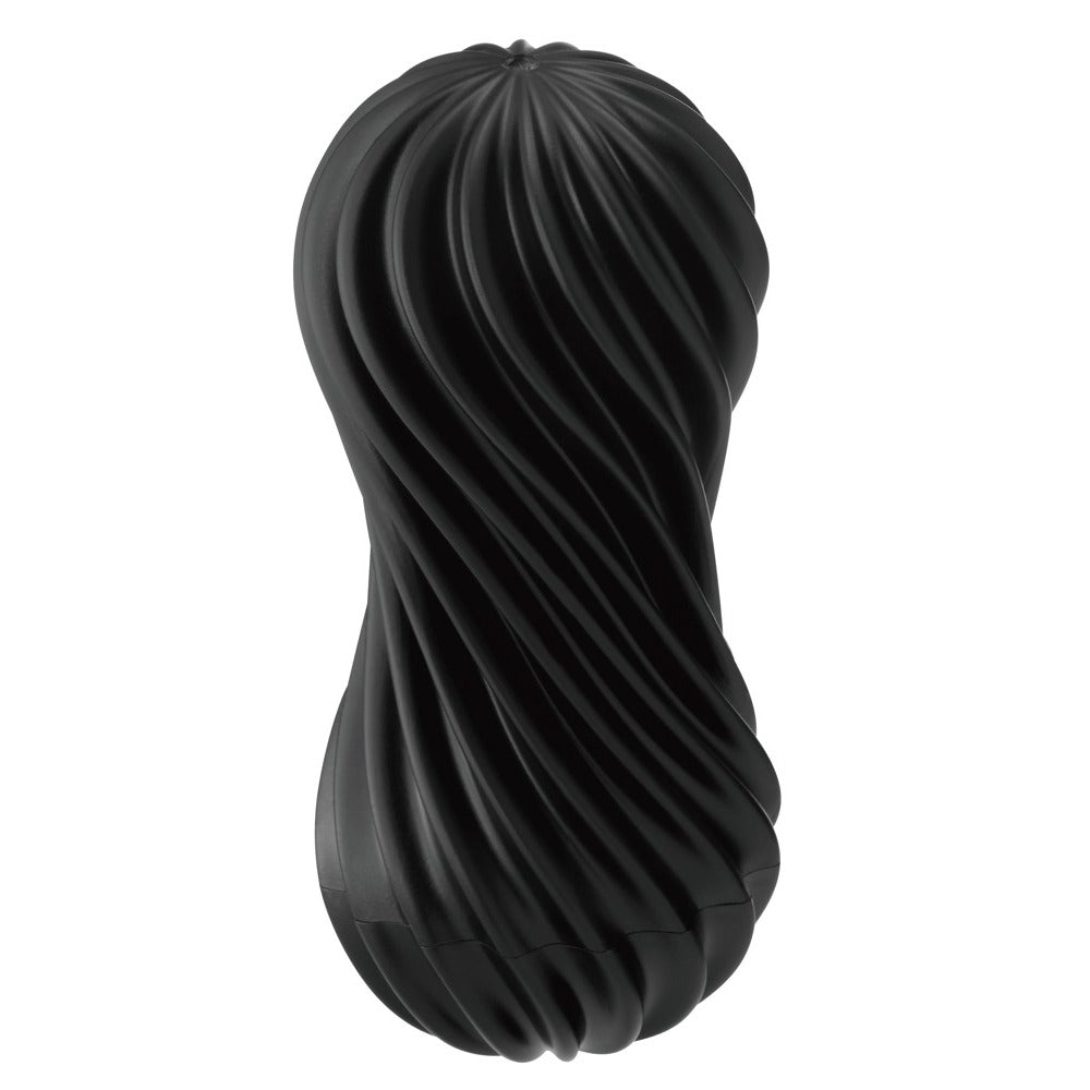 Tenga Flex Rocky Black Male Masturbator Sleeve Textured > Sex Toys For Men > Masturbators