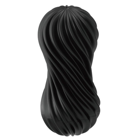 Tenga Flex Rocky Black Male Masturbator Sleeve Textured > Sex Toys For Men > Masturbators