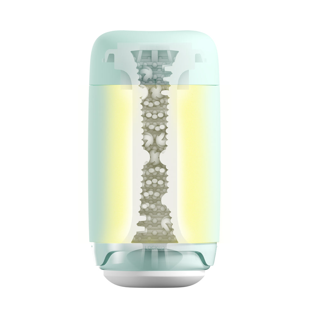 Tenga Puffy Mint Green Soft Masturbator With Silky Feel > Sex Toys For Men > Masturbators