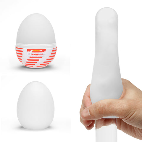 Tenga Tube Egg Male Masturbator Sleeve Ribbed Texture Strokers - Cup|Egg