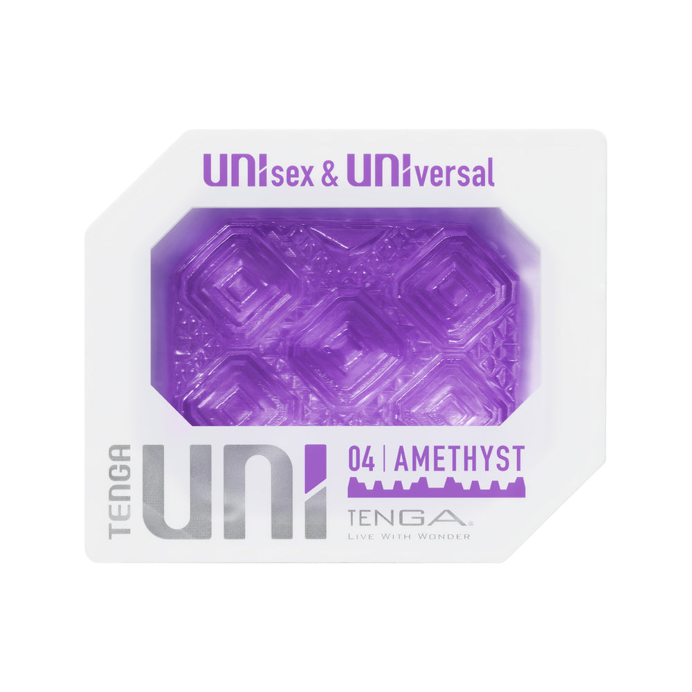 Tenga Uni Amethyst Compact Stretch Sleeve Masturbator Strokers - Cup|Egg