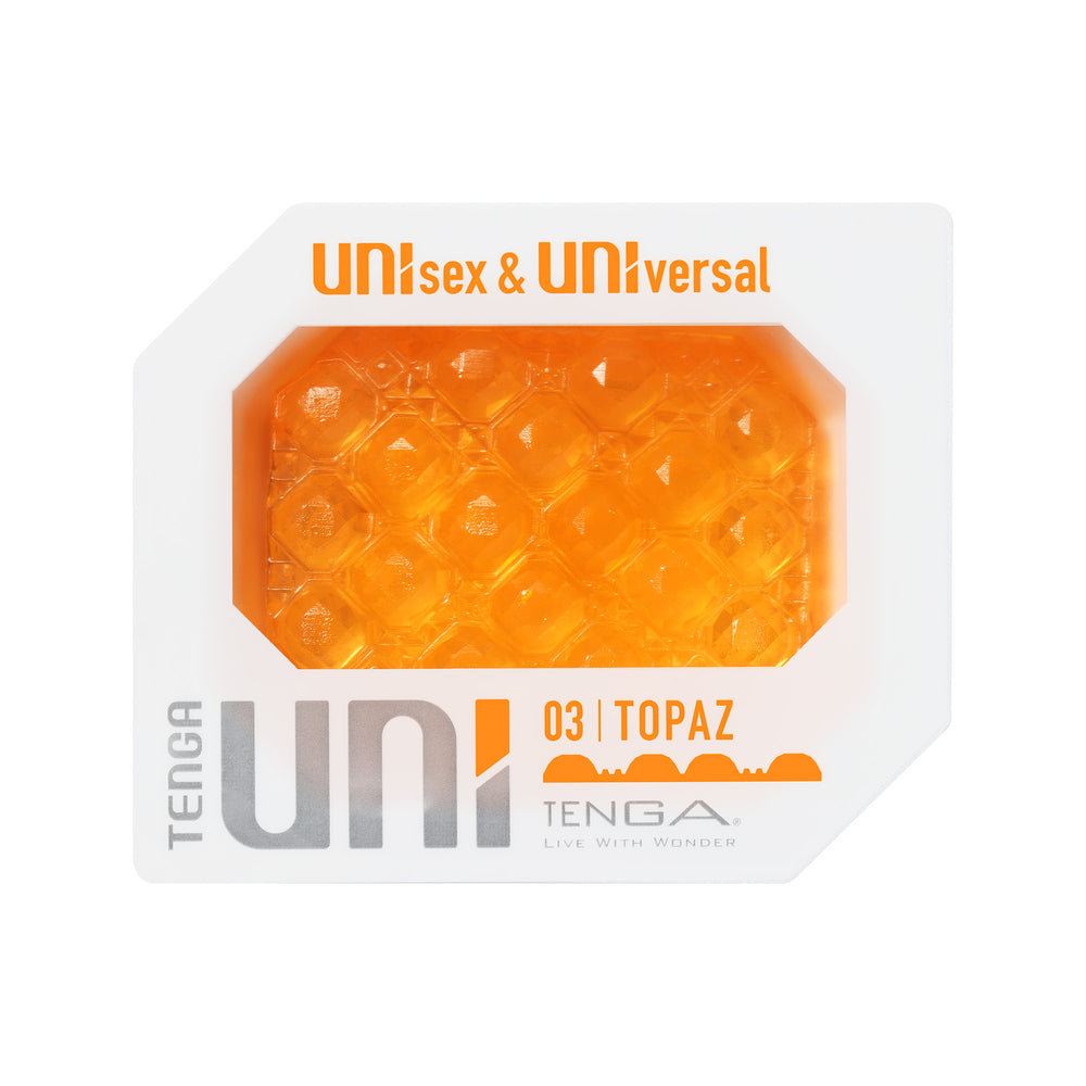 Tenga Uni Topaz Male Masturbator Sleeve For Solo Play Strokers - Cup|Egg
