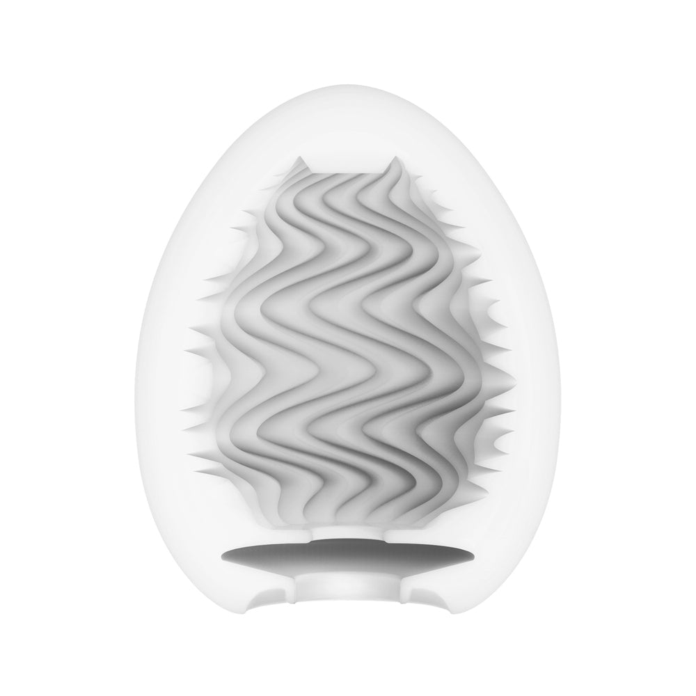 Tenga Wind Egg Compact Disposable Masturbator Wave Texture Strokers - Cup|Egg
