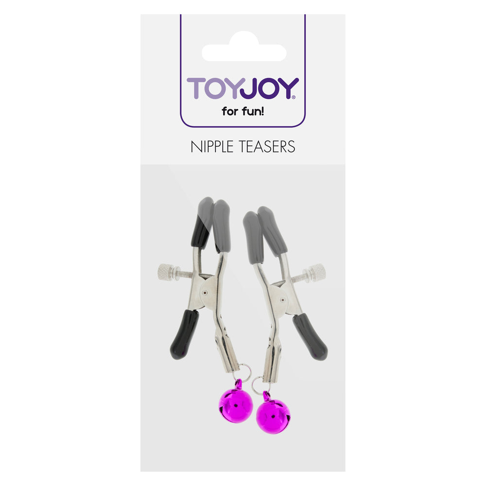 ToyJoy Adjustable Nipple Teasers Pink Metal Clamps > Bondage Gear > Nipple Clamps