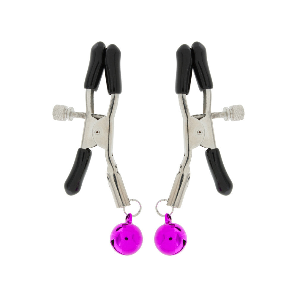 ToyJoy Adjustable Nipple Teasers Pink Metal Clamps Default Title > Bondage Gear > Nipple Clamps