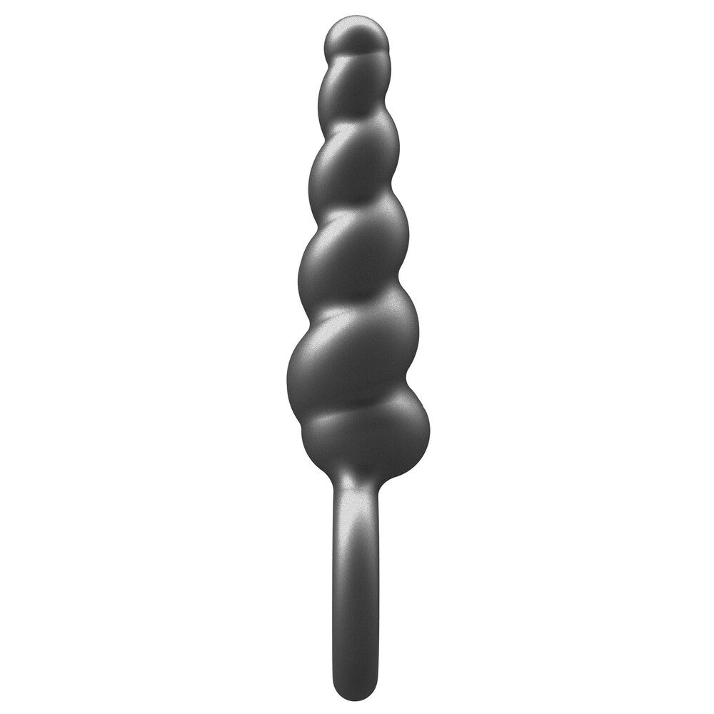 ToyJoy Buttocks Screw Metallic Silicone – Premium Butt Plug > Anal Range > Anal Beads
