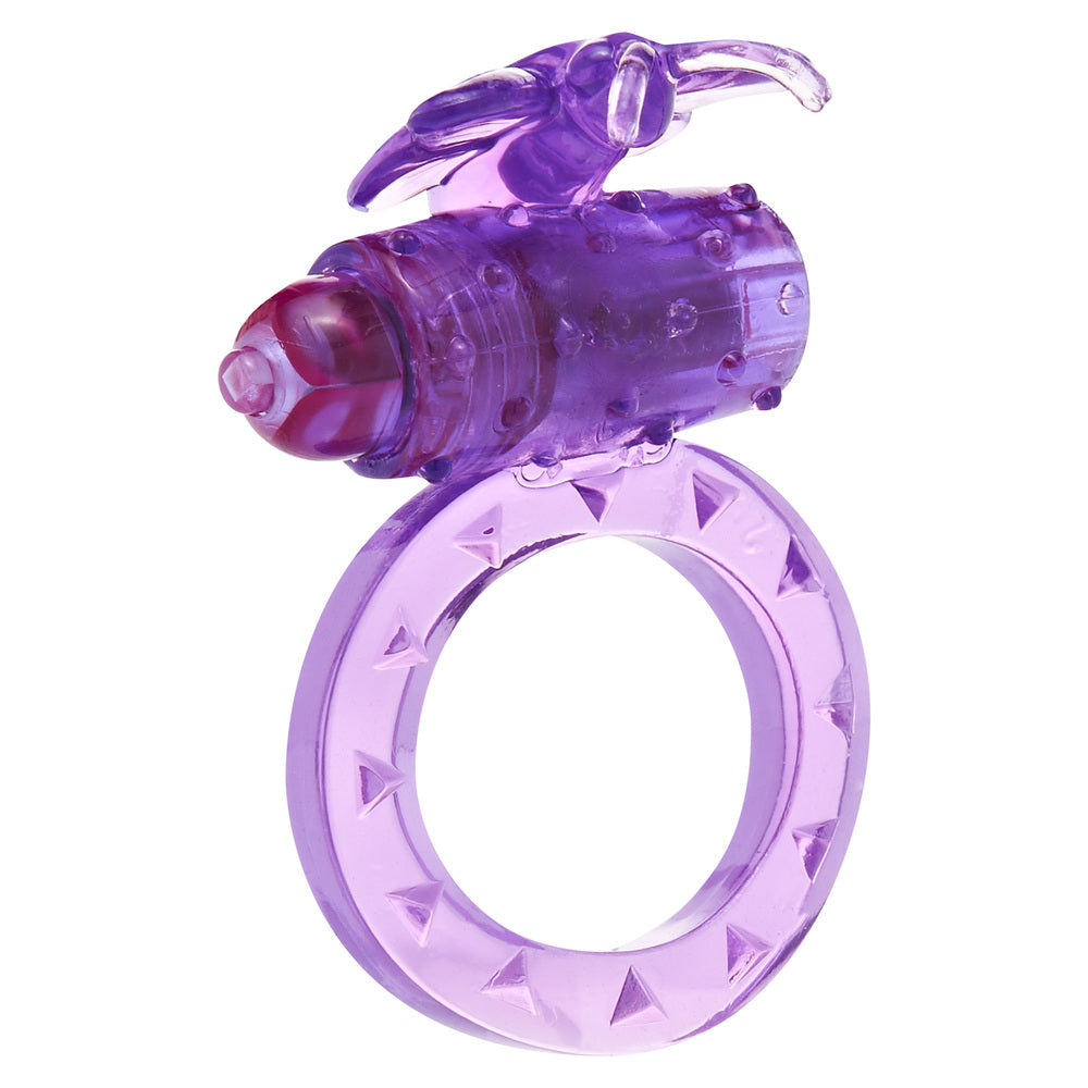 ToyJoy Flutter Vibrating Cock Ring (Purple) – Rechargeable Cock Ring > Sex Toys For Men > Love Ring Vibrators