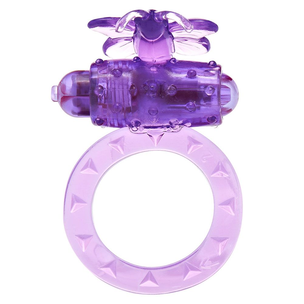 ToyJoy Flutter Vibrating Cock Ring (Purple) – Rechargeable Cock Ring Default Title > Sex Toys For Men > Love Ring Vibrators