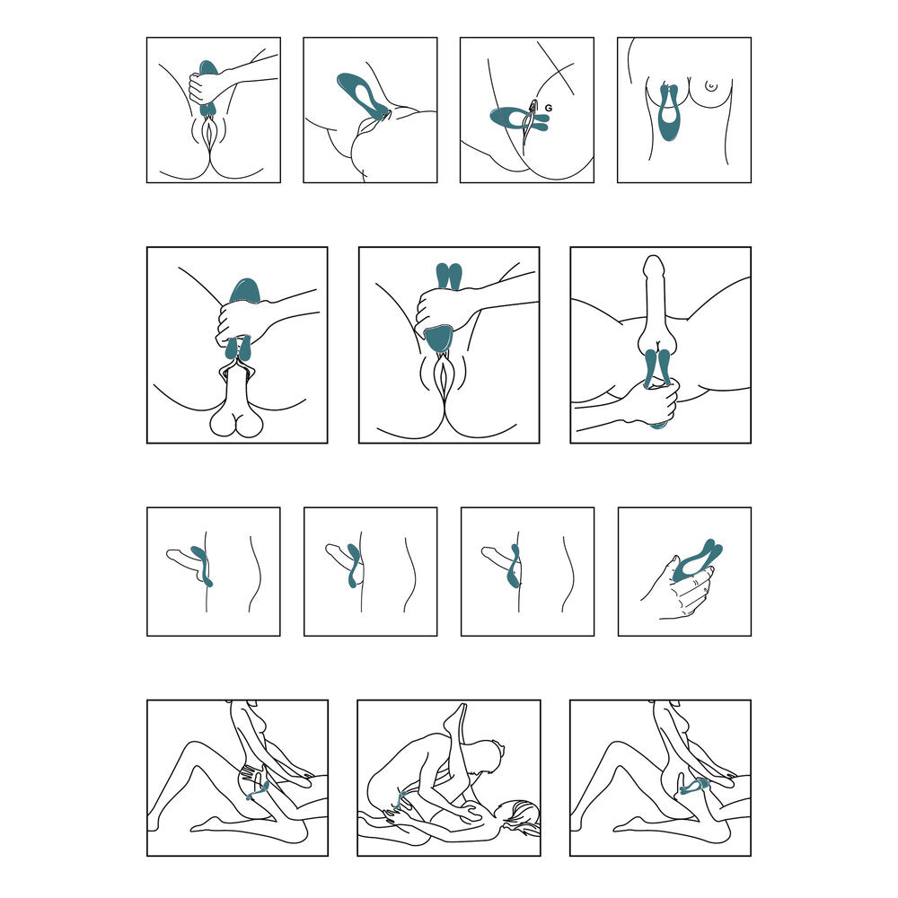 ToyJoy Icon Superbe (Black) – Remote-Controlled Couples Massager Couples Toys