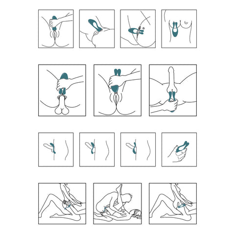 ToyJoy Icon Superbe (Black) – Remote-Controlled Couples Massager Couples Toys