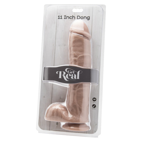 ToyJoy Realistic 11 Inch Dong With Suction Cup Pink > Realistic Dildos and Vibes > Penis Dildo