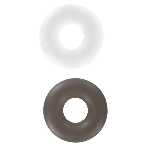 ToyJoy Stud Cock Rings (White Black) – Stretchy Plastic Rings Default Title COCK RING Set