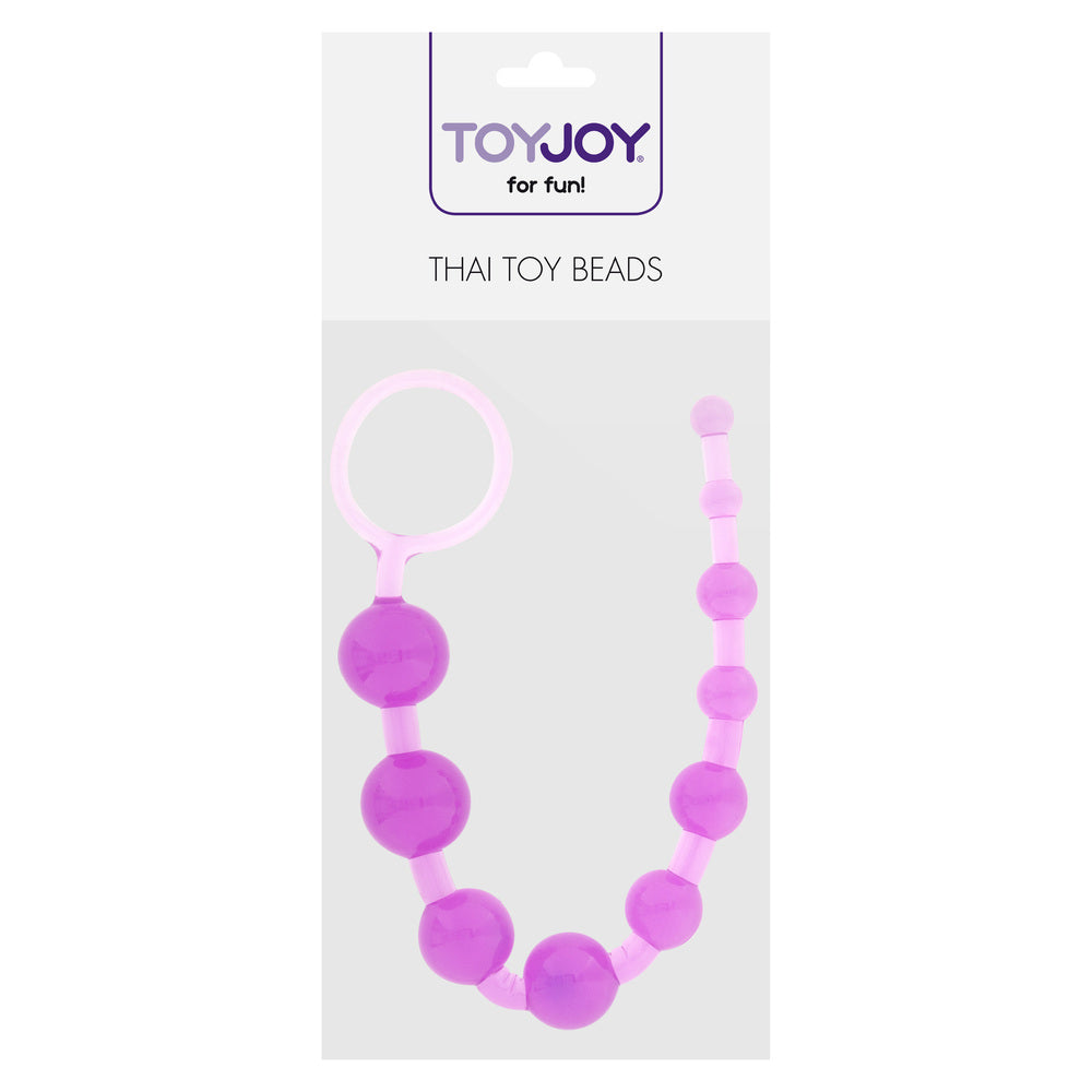 ToyJoy Thai Anal Beads Silicone 10 Count Purple 7 Inch > Anal Range > Anal Beads