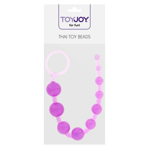 ToyJoy Thai Anal Beads Silicone 10 Count Purple 7 Inch > Anal Range > Anal Beads