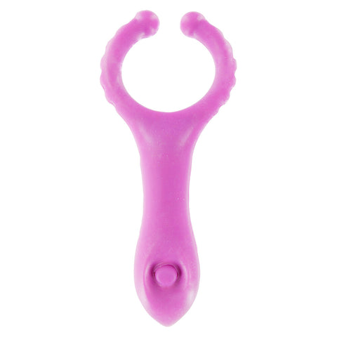 ToyJoy Vibrating Clit Stimulator Silicone C Ring Cock Ring Default Title > Sex Toys For Men > Love Ring Vibrators