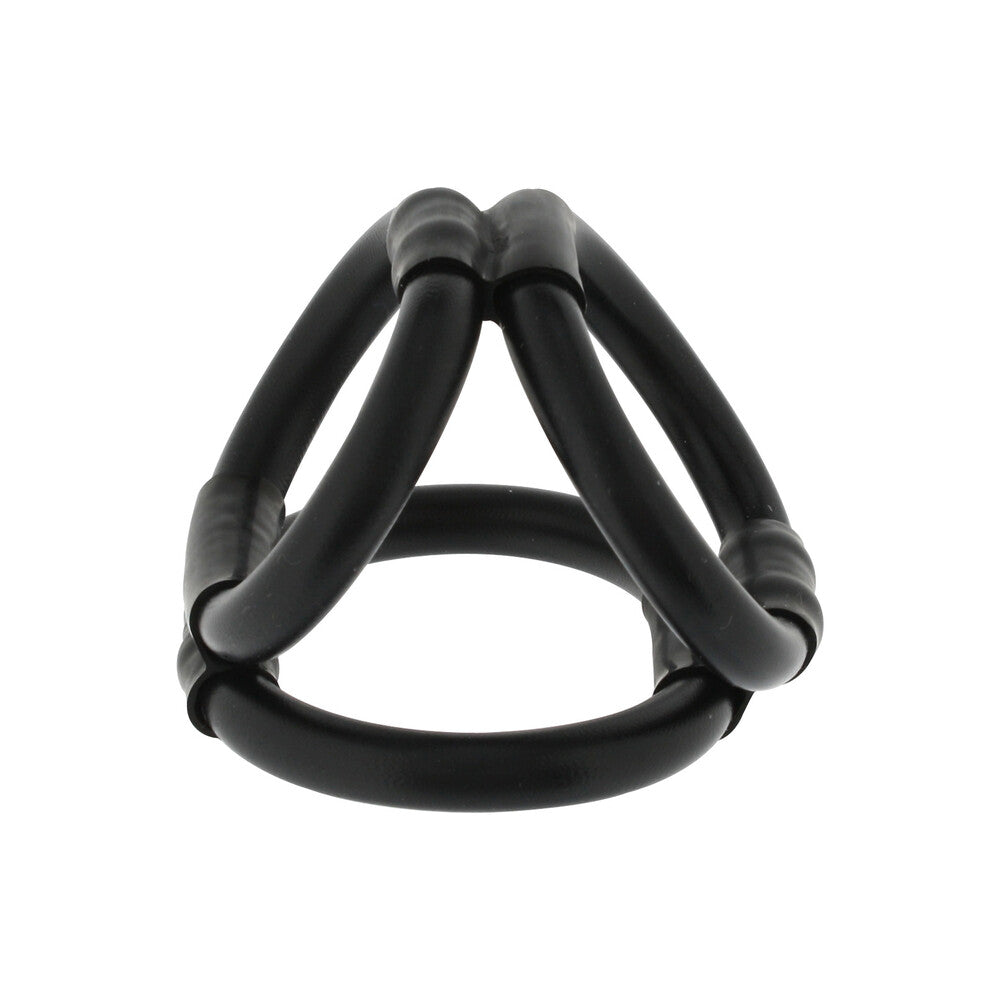 Tri Ring Cock Cage Adjustable Penis And Ball Restraint Default Title Cages