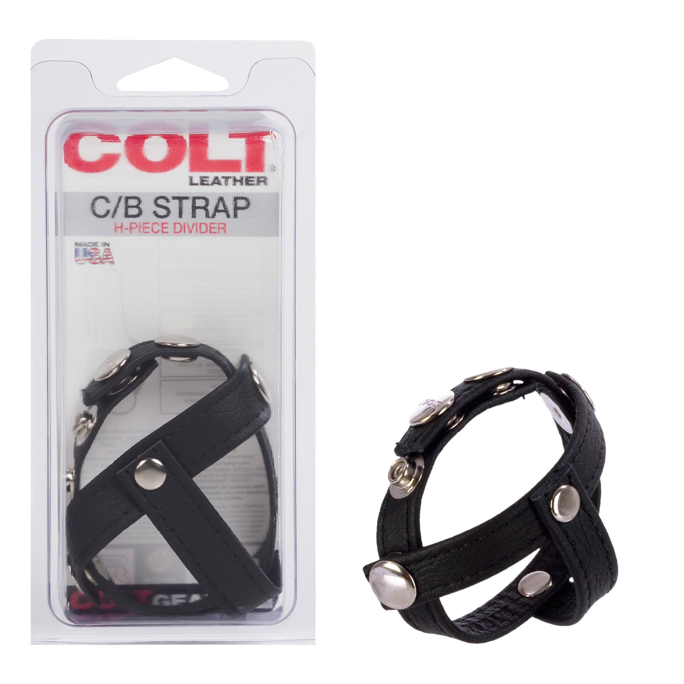 Colt Leather H-Piece Divider Strap – Soft Supple Leather Strap Accessory > Clothes > Mens Leather