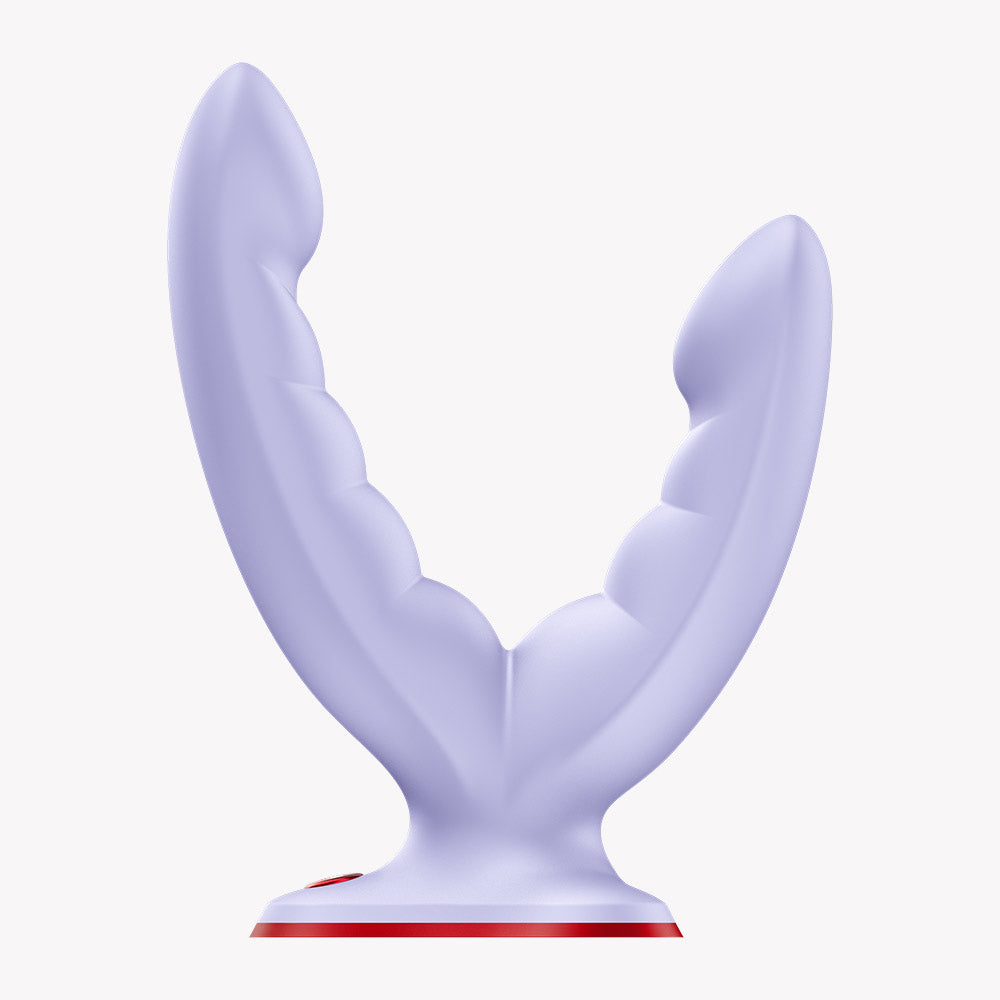 Fun Factory Ryde Silicone Grinding Dildo with Softly Ridged Shaft > Dildos > Double Dildos