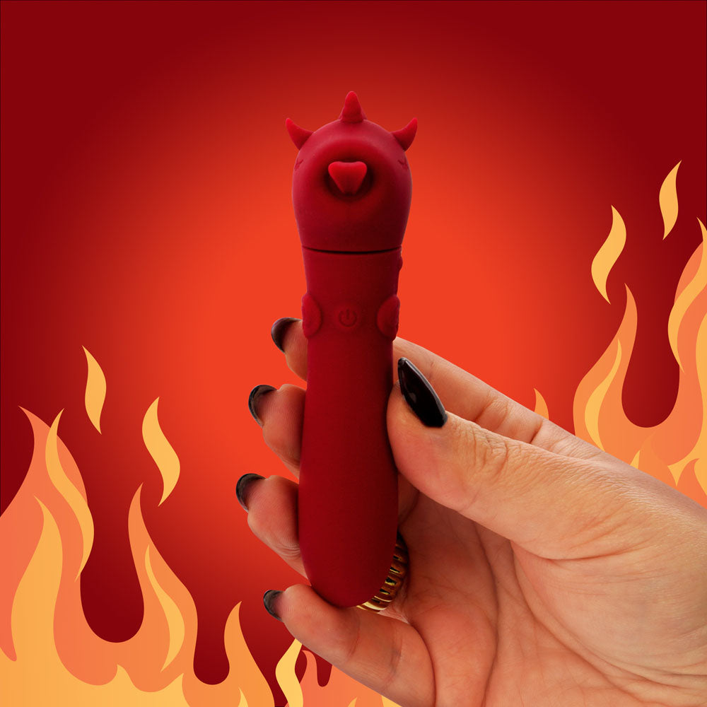 Unihorn Blaze Diablo USB Rechargeable Silicone Bullet Vibrator with 10 Speeds > Vibrators > Ladies > Clitoral Vibrators and Stimulators