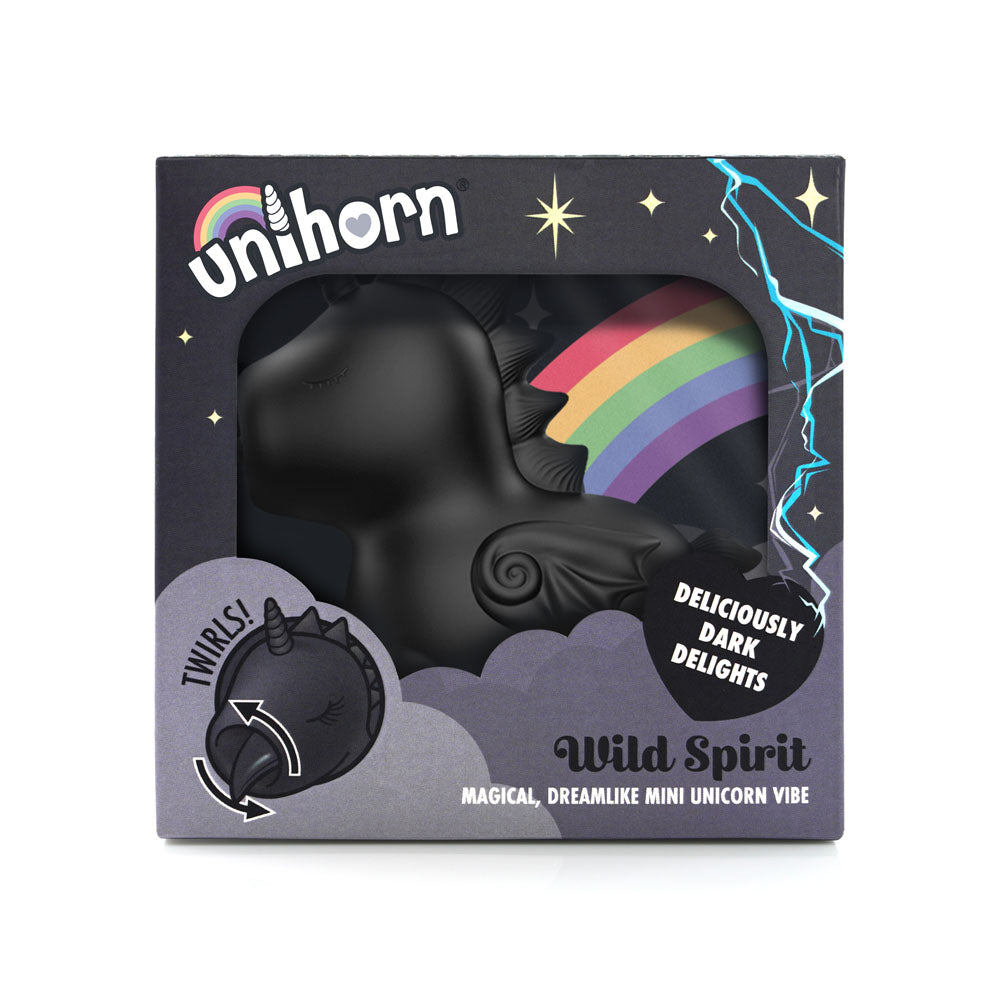 Wild Spirit The Lashing Tongue One Mini Unicorn Vibrator – Silicone, Dual-Motor, 10 Speeds > Vibrators > Ladies > Clitoral Vibrators and Stimulators