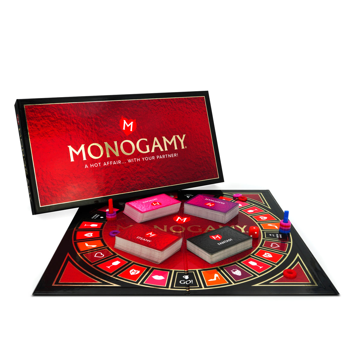 Monogamy Couples Board Game – Over 400 Seductive Ideas and Three Levels of Play > Novelties > Board Games