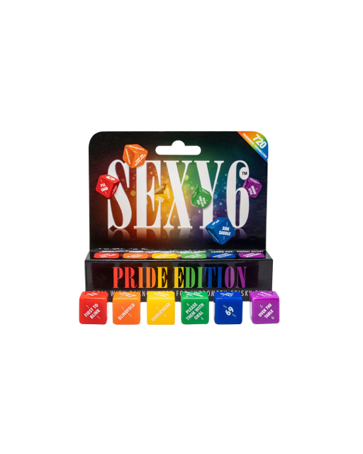 Sexy 6 Pride Edition Dice Set – Vibrant Rainbow Intimate Dice Set > Novelties > Games