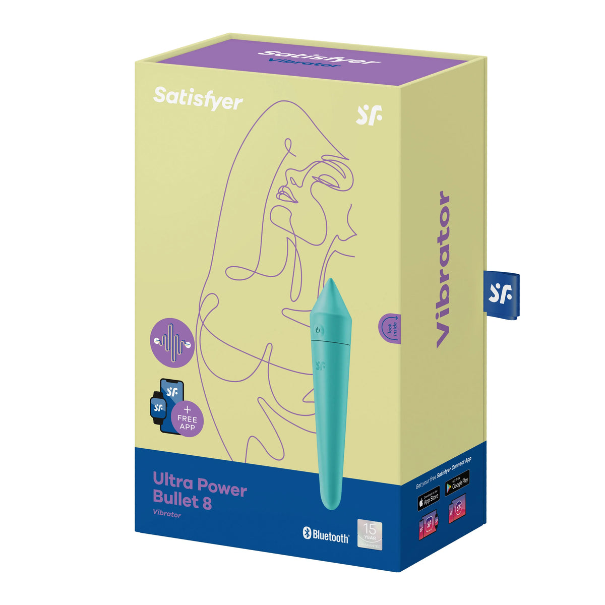 Satisfyer Ultra Power Bullet 8 – Waterproof Rechargeable Silicone Bullet Vibrator > Vibrators > Mini Vibrators
