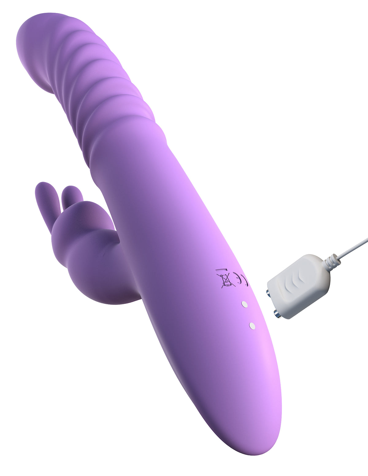 Fantasy For Her Thrusting Silicone Rabbit Vibrator With Heating Function Purple > Vibrators > Ladies > Rabbit Multi