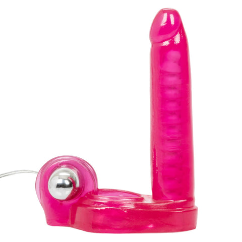Ultimate Triple Stimulator Vibrating Cock Ring Dong > Realistic Dildos and Vibes > Double Dildos
