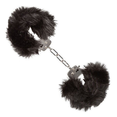 Ultra Fluffy Black Furry Bondage Cuffs > Bondage Gear > Handcuffs