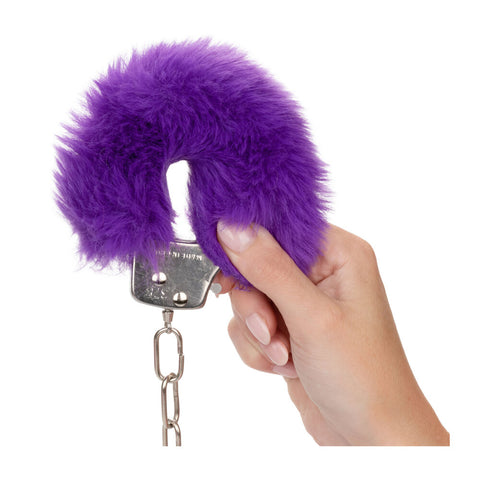 Ultra Fluffy Purple Furry Handcuffs For Couples Play > Bondage Gear > Handcuffs