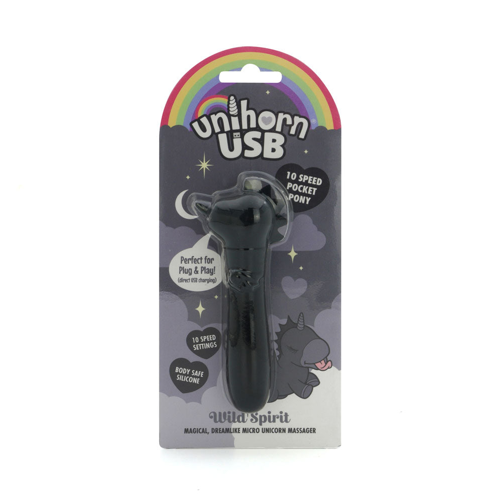 Unihorn Wild Spirit – Compact USB Rechargeable Silicone Vibrating Bullet with 10 Speeds > Vibrators > Ladies > Clitoral Vibrators and Stimulators