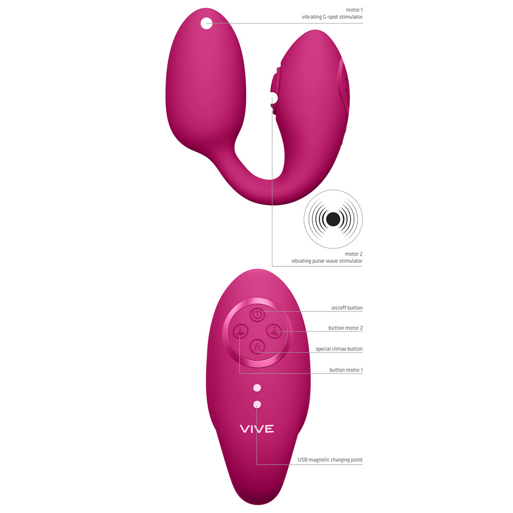 Vive Aika Pulse Wave Vibrating Love Egg With Remote > Sex Toys For Ladies > Vibrating Eggs