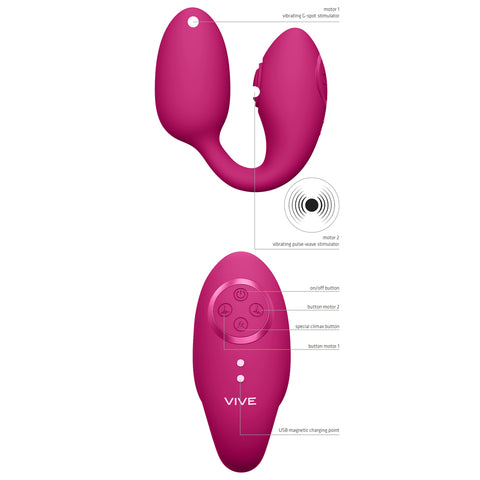 Vive Aika Pulse Wave Vibrating Love Egg With Remote > Sex Toys For Ladies > Vibrating Eggs