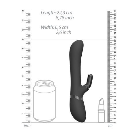 Vive Chou Double Action Interchangeable Rabbit Vibrator VIBRATORS-RABBIT-MULTI