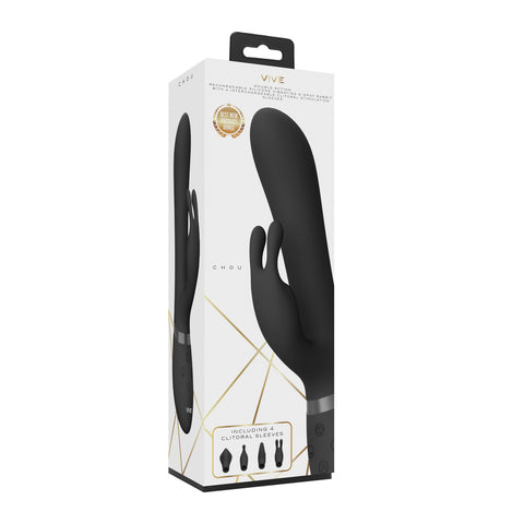 Vive Chou Double Action Interchangeable Rabbit Vibrator VIBRATORS-RABBIT-MULTI