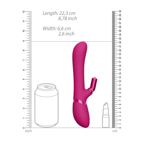 Vive Chou Double Action Interchangeable Rabbit Vibrator VIBRATORS-RABBIT-MULTI