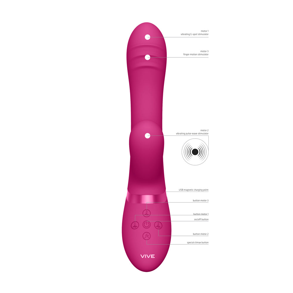 Vive Tani Finger Motion With Pulse Wave – Powerful G-Spot Vibrator > Vibrators > Ladies > Rabbit