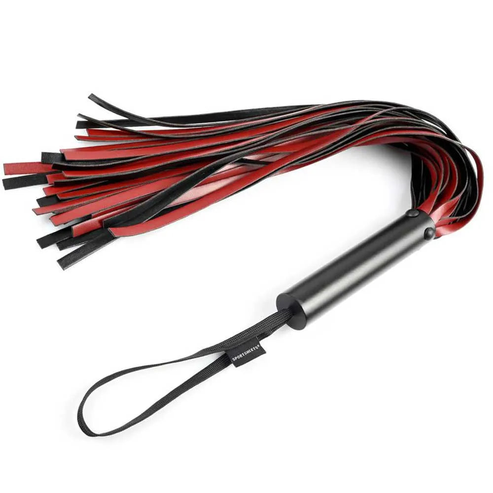 Saffron Flogger – Faux Leather with Metal Handle Flogger > Bondage Gear > Whips & Floggers