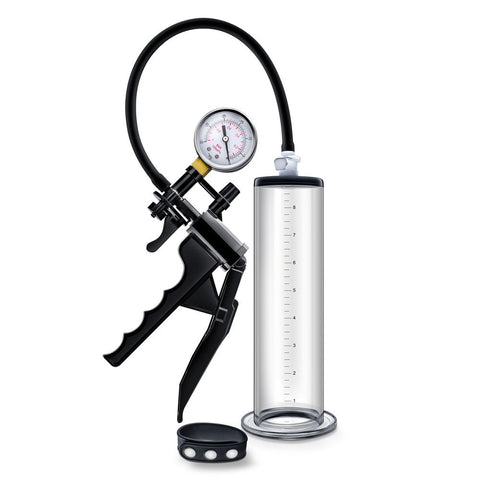 VX8 Premium Penis Pump System with Silicone Cock Strap Clear PUMPS
