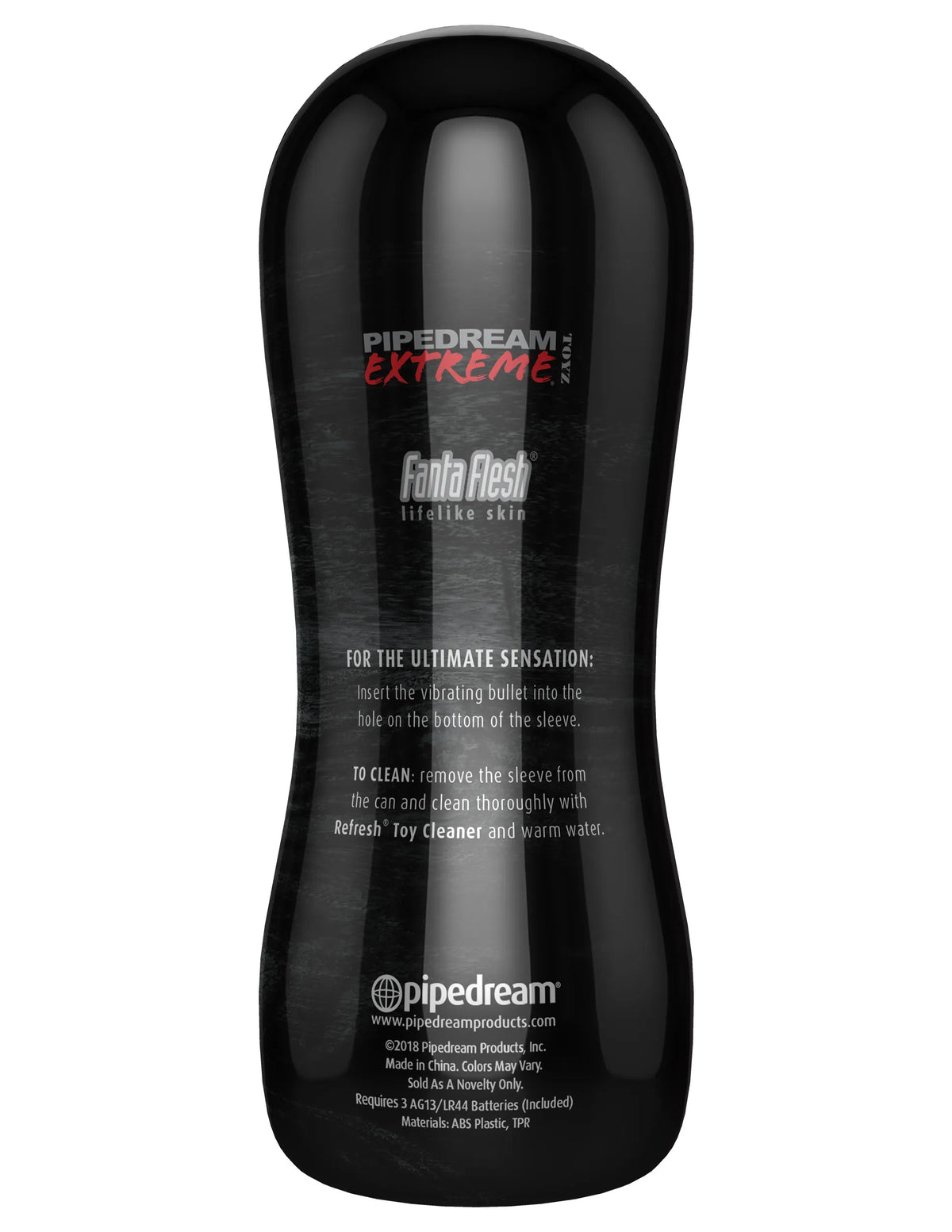 Pipedream PDX Elite Vibrating Oral Stroker – Battery Operated Masturbator with Bullet Motor > Sex Toys For Men > Masturbators > Vibrating