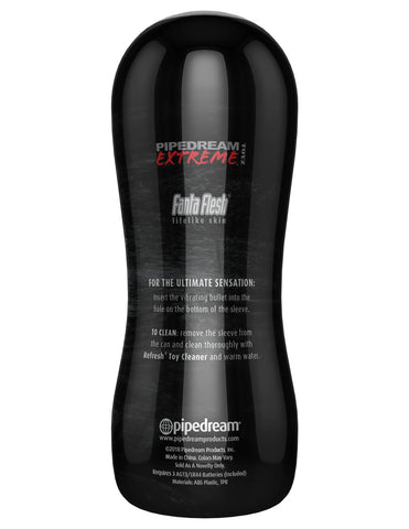 Pipedream PDX Elite Vibrating Oral Stroker – Battery Operated Masturbator with Bullet Motor > Sex Toys For Men > Masturbators > Vibrating