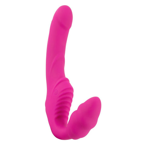 Vibrating Strapless Strap On 2 – Rechargeable Double Vibrator Default Title > Realistic Dildos and Vibes > Strapless Strap Ons