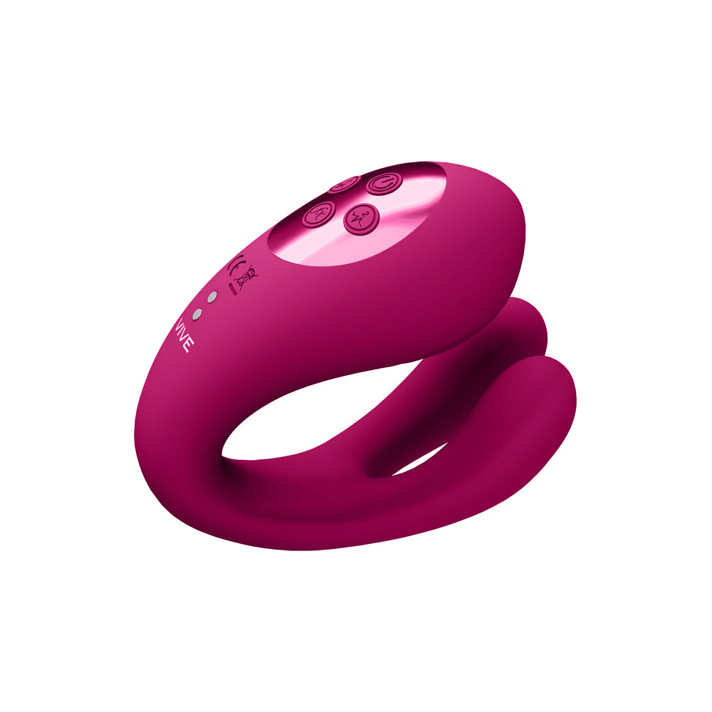 Vive Yoko Triple Action Vibrator With Clit Pulse Waves AIR PULSATION