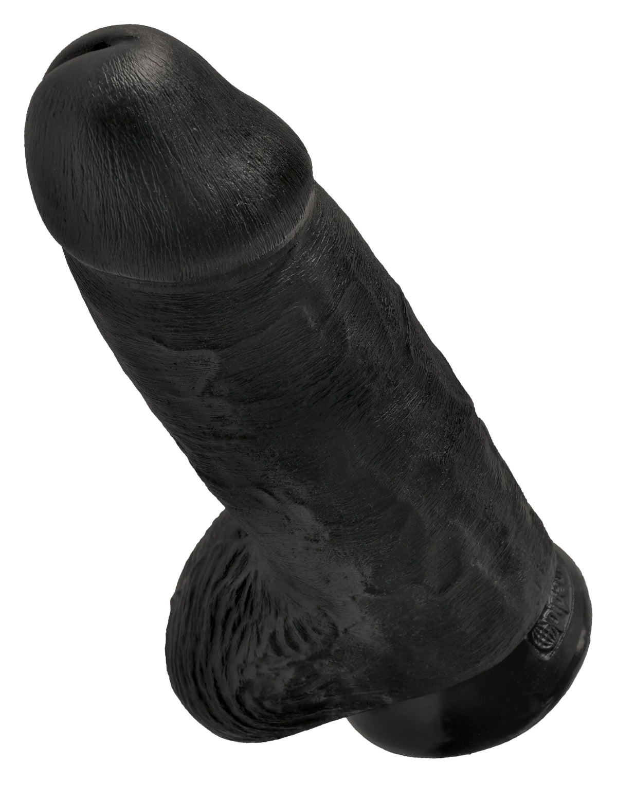 King Cock Chubby 9 Inch Dildo with Balls Black > Dildos > Large Dildos