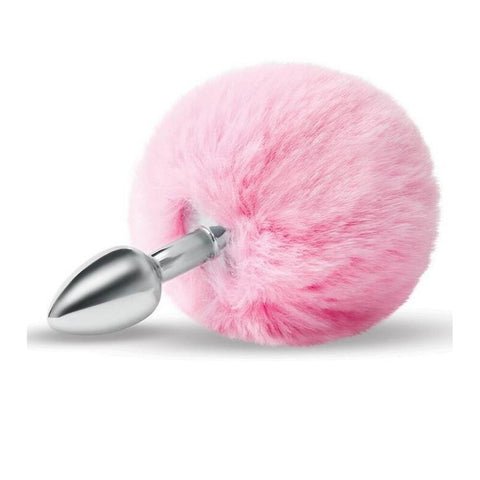 Furry Tales Pink Bunny Tail – Metal Butt Plug with Fluffy Tail and Reusable Talon Claws Default Title > Anal Range > Tail Butt Plugs